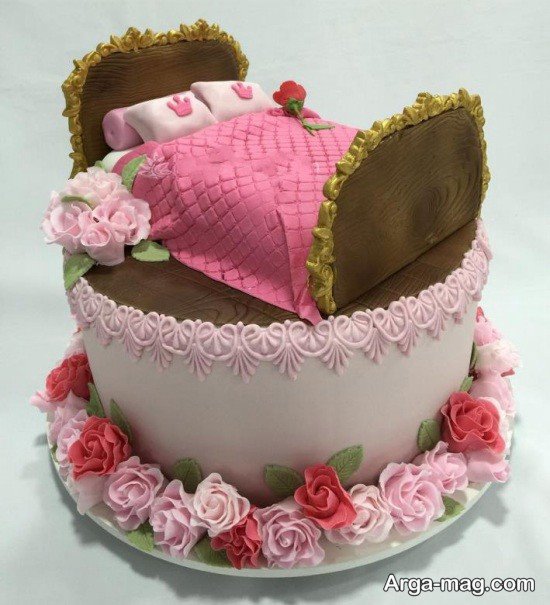 مدل کیک تولد زیبای خفته
