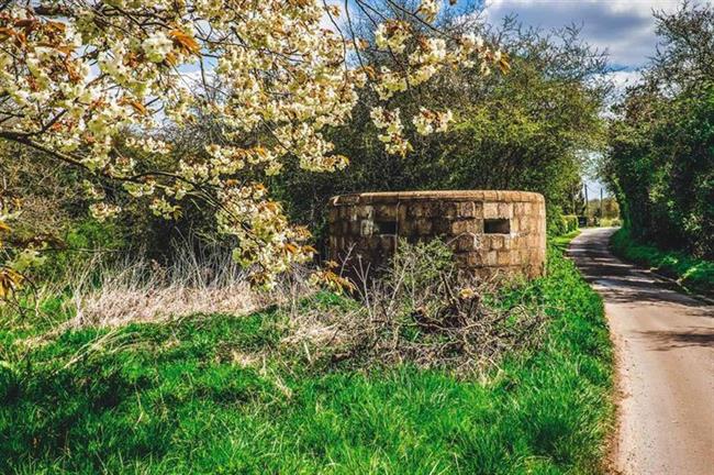 Machine gun pillbox, Norfolk, England