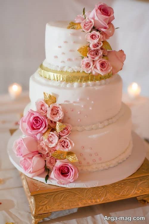 تزیین زیبا کیک برای عروسی 