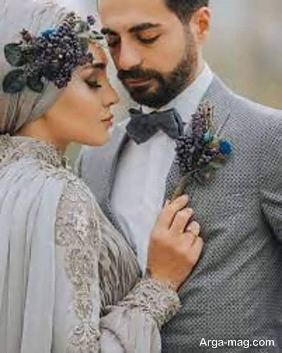 ست لباس عروس و داماد جذاب