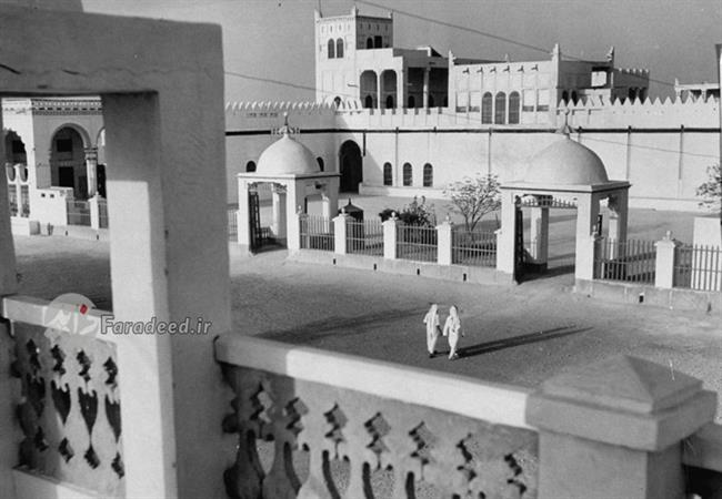 نمایی از قصر امیر بحرین در 