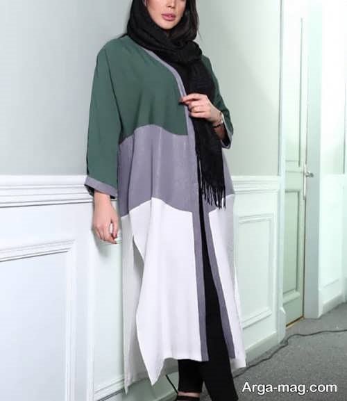 مانتوی رنگی برای عید نوروز 