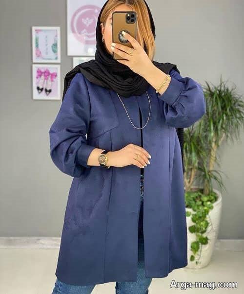 مانتوی ساده و اسپرت 