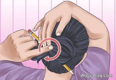 بستن مو بدون کش با 4 روش ساده 
