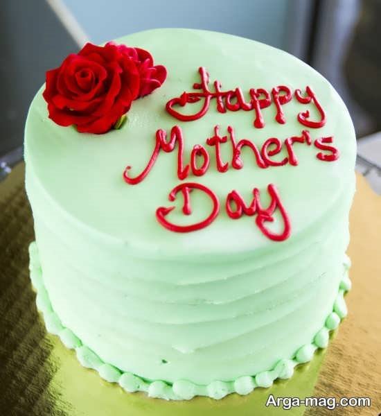 تزیین زیبا کیک برای روز مادر 