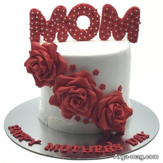تزیین شیک و زیبا کیک برای روز مادر 