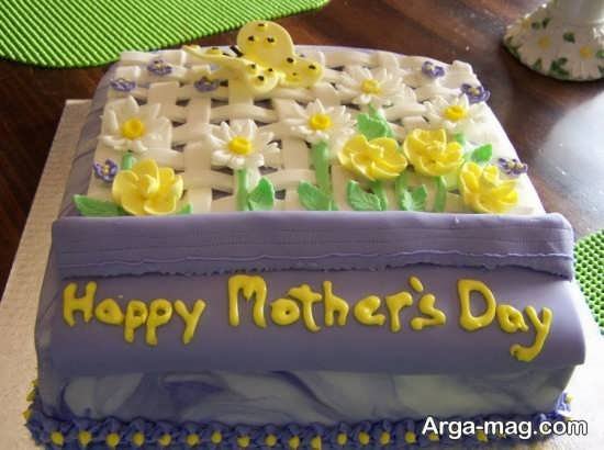 تزیین خلاقانه کیک برای روز مادر 
