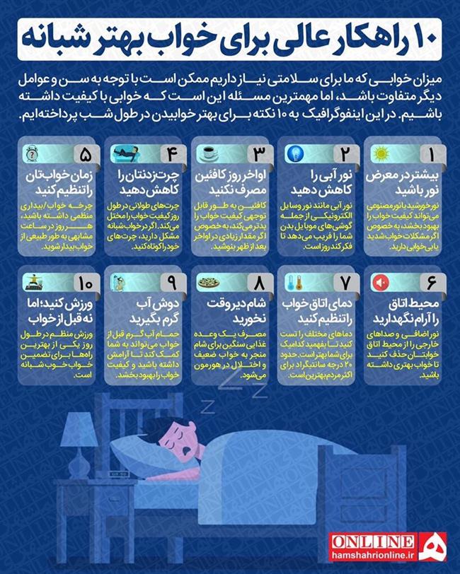 13 راهکار عالی برای خواب بهتر شبانه