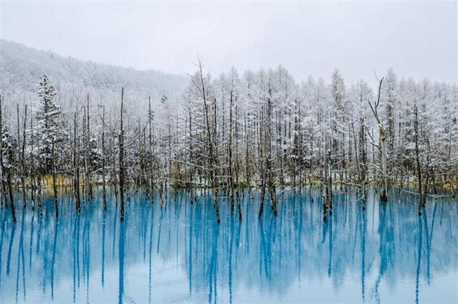 Blue Pond, Japan