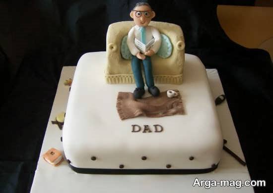 تزئینات خاص کیک روز مرد