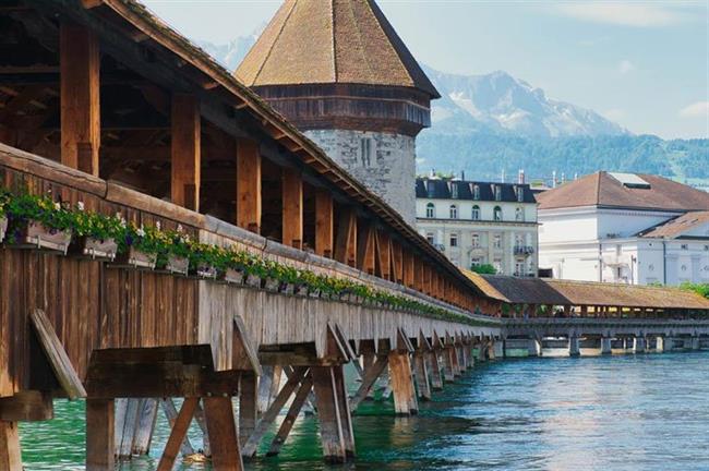 Kapellbrücke, Lucerne, Switzerland