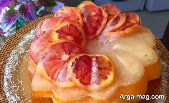 ایده های زیبای تزیین ژله با پرتقال