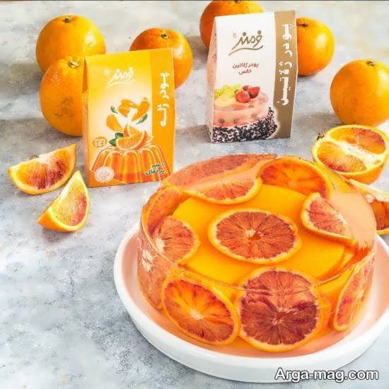 ایده هایی منحصر به فرد از دیزاین ژله با پرتقال