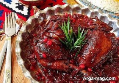 طرز تهیه خورش سیر انار