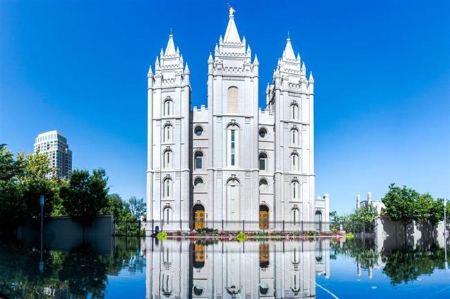 Salt Lake Temple, Salt Lake City, Utah, USA