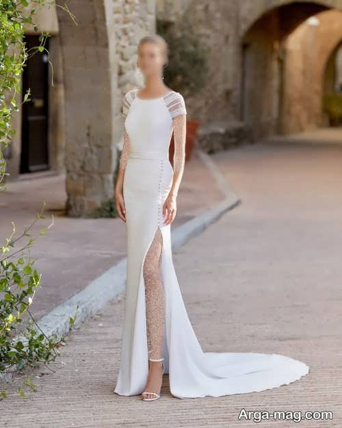 لباس عروس 1401 چاکدار 
