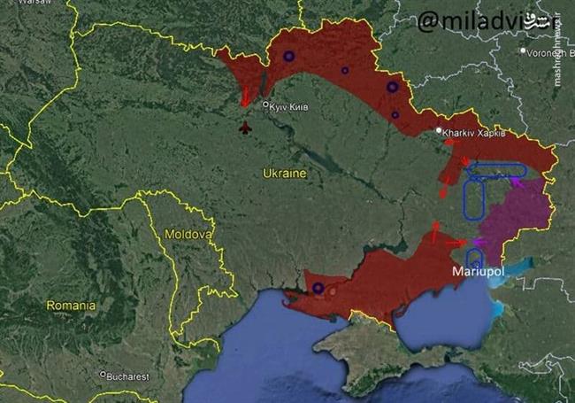 پنجمین روز از نبرد روسیه و اوکراین/ اروپایی‌ها تازه به فکر ارسال سلاح به اوکراین افتاده‌اند/ ستون کشی جدید ارتش روسیه برای حمله نهایی به کی‌یف +نقشه و تصاویر