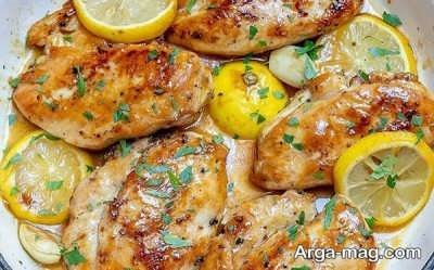 طرز تهیه مرغ لیمویی لذیذ با فر و بدون فر