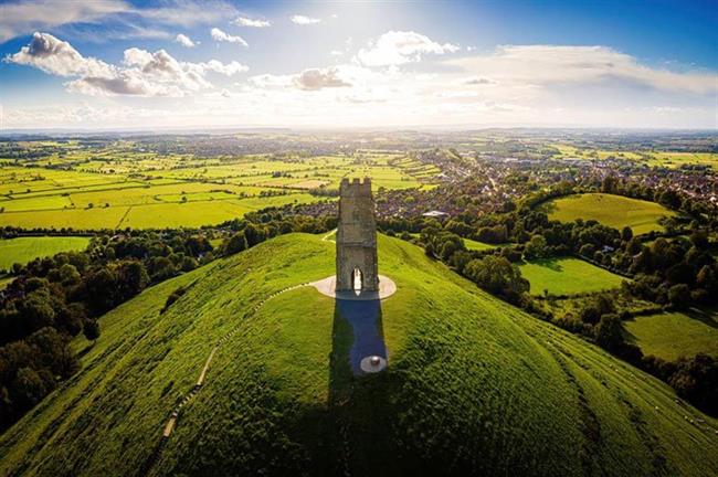 Glastonbury Tor, Glastonbury, Somerset, England