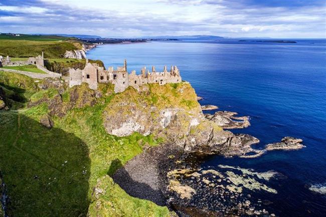 Dunluce Castle, Bushmills, County Antrim, Northern Ireland