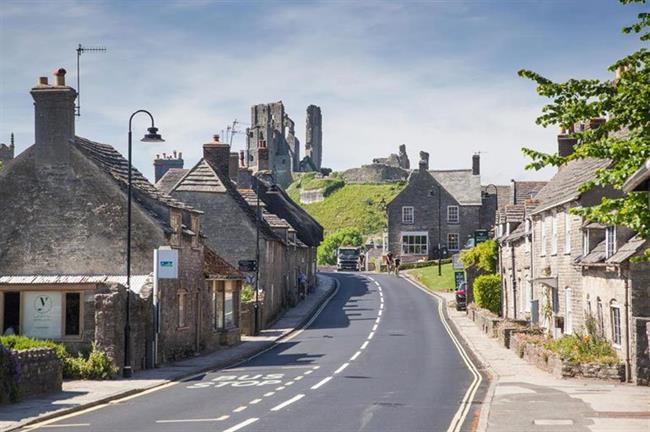 Corfe Castle, Dorset, England