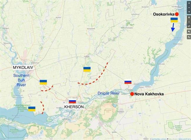 تحویل 16 فروند پهپاد بیرقدار به اوکراین توسط ترکیه از شروع جنگ/ نابودی ناو اوکراینی در بندر اودسا توسط نیروی هوایی روسیه/ ضد حمله بزرگ ارتش اوکراین برای محاصره خرسون +نقشه و تصاویر