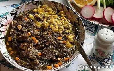 طرز تهیه خورش اسپناساک غذای مقوی و محبوب مازندران