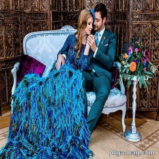 زیباترین مدل لباس طاووسی