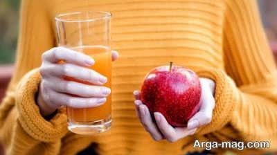 جلوگیری از سیاه شدن آب سیب