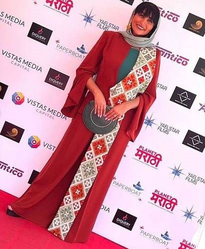 مدل لباس صحرا فتحی در جشنواره کن 2022 Cannes