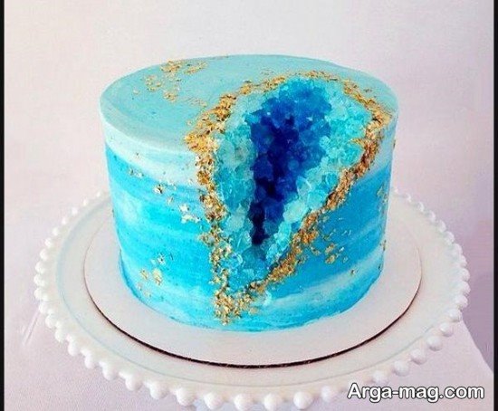 جدیدترین دیزاین کیک تولد آبی