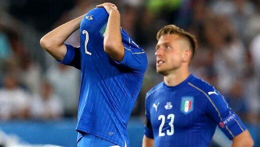 24 ژوئن؛ روز نحس ایتالیا در جام‌های جهانی/عکس