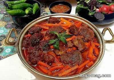 طرز تهیه خورش آلو هویج خوشمزه با طعم ماندگار