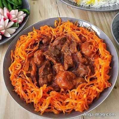 طرز تهیه خورش آلو هویج