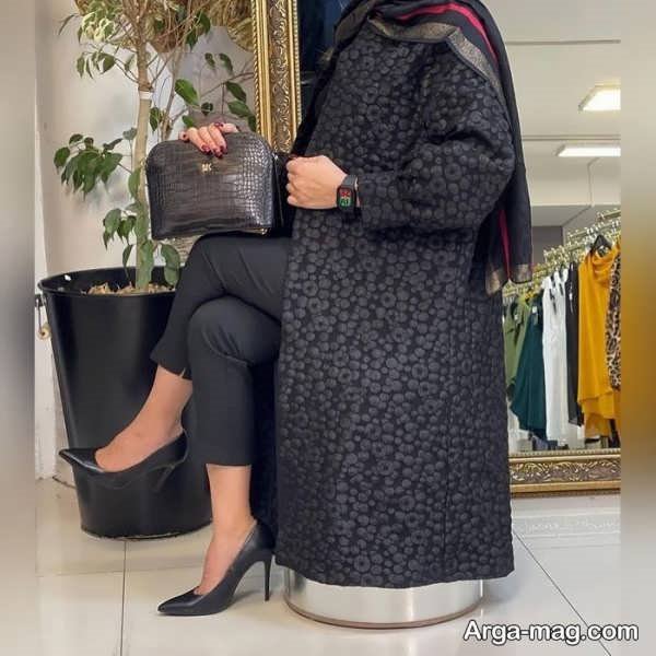 مدل مانتو مشکی بلند