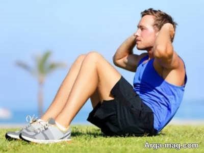 کوچک کردن شکم با ورزش