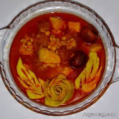 خورش قیمه با مرغ 