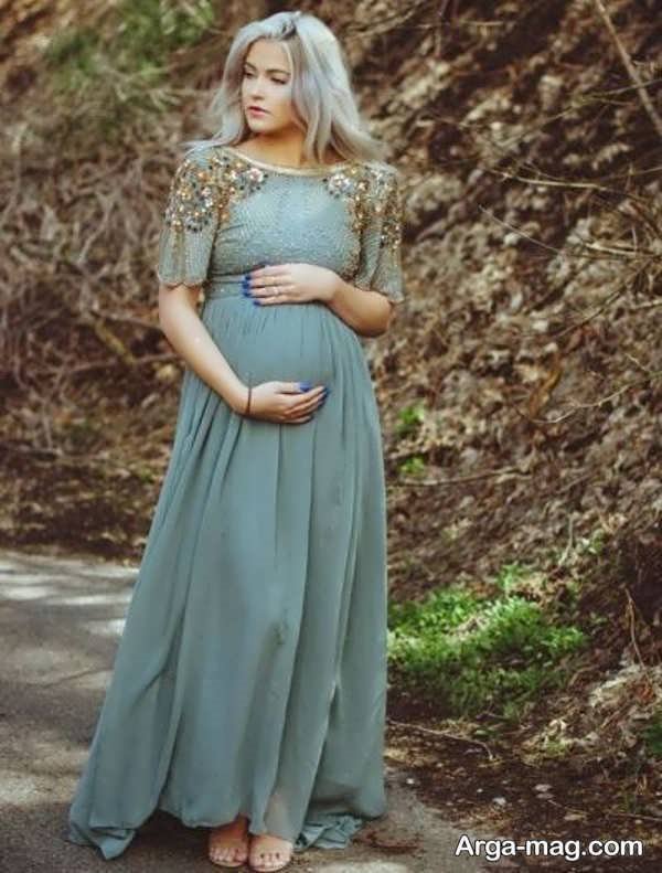  لباس بارداری بلند