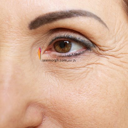 اشتباه دوم در کشیدن خط چشم: استفاده از خط چشم مایع برای خانم هایی که دور چشم و روی پلک شان چروک دارند