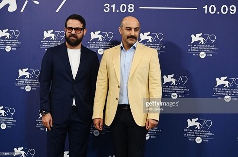 هومن سیدی و محسن تنابنده در جشنواره ونیز 2022
