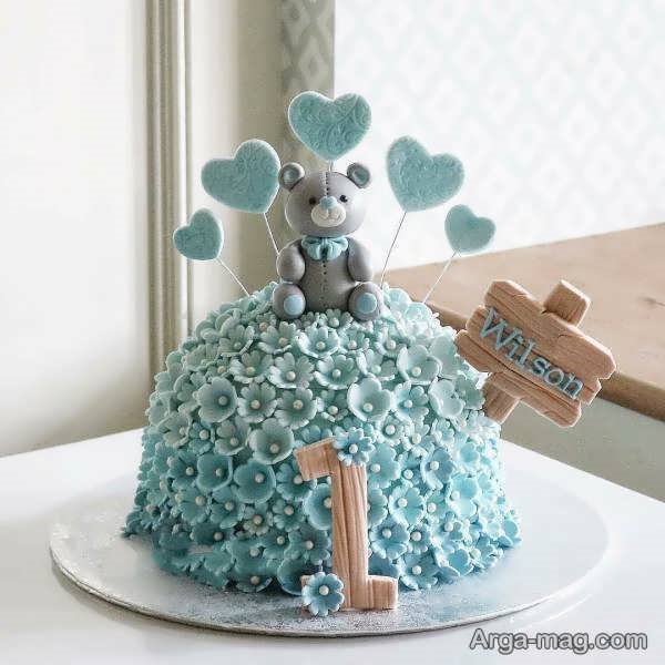 ایده هایی زیبا و شیک از تزیین کیک تولد یک ساله شدن کودک