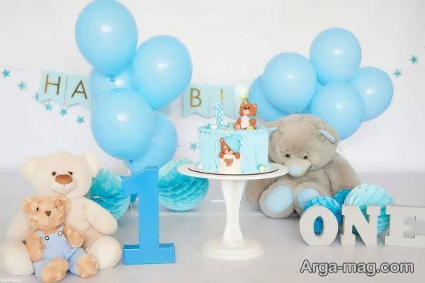 تزیین کیک تولد یک سالگی برای ثبت لحظاتی خاطره انگیز