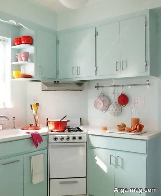 متفاوت ترین طراحی کابینت آشپزخانه کوچک