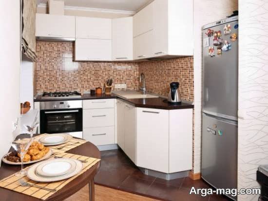 طراحی فوق العاده زیبا کابینت آشپزخانه ایرانی