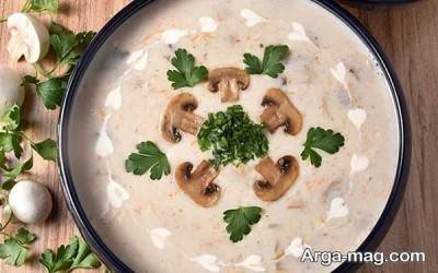 طرز تهیه کنسومه قارچ سوپ غلیظ و لذیذ فرانسوی