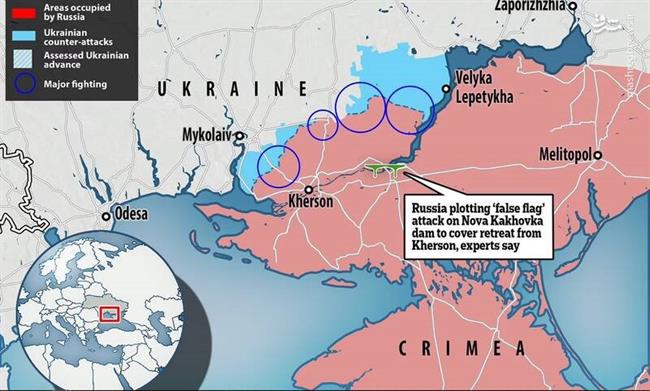 کنگره امریکا به دنبال تصویب بسته مالی 50 میلیارد دلاری برای کی‌یف/ احتمال وقوع فاجعه انسانی با شکستن سد کاخوفکا اوکراین +نقشه و تصاویر