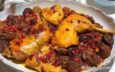 روش طبخ خورش مرغ