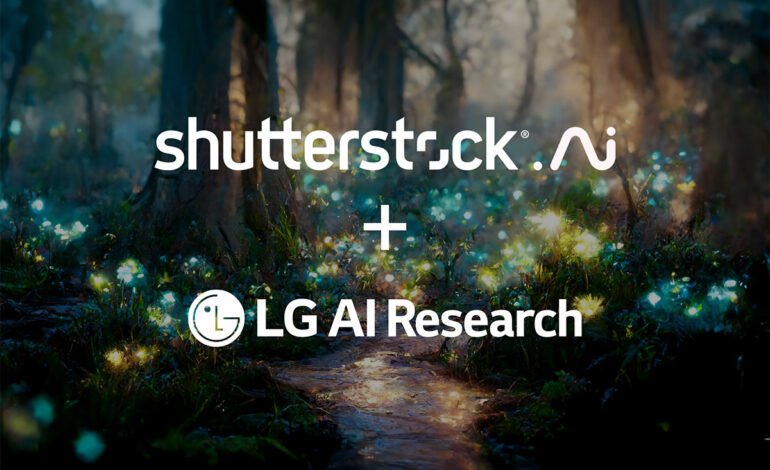 همکاری Shutterstock و ال‌جی برای تولید عکس مبتنی بر هوش مصنوعی