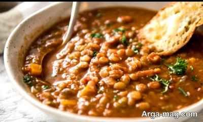 طرز تهیه خوراک گوشت و عدس