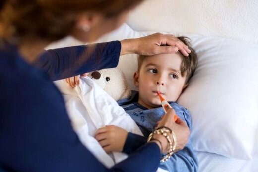 شیوع بیماری گریپ در بین کودکان